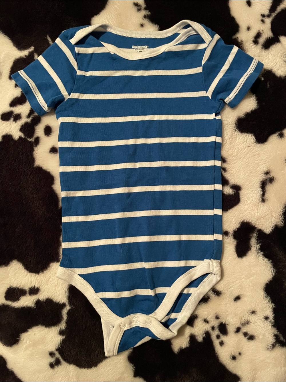 Member’s Mark Striped Toddler Onesie Size 24 Months